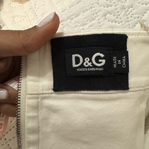 Dolce & Gabbana Cream Strapless Top - Picture 8 of 10